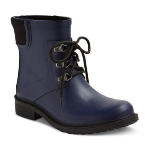 Navy Blue Rainboots